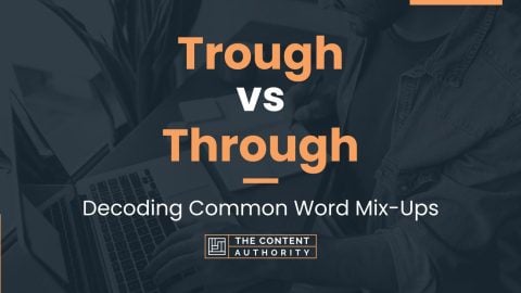 Trough vs Through: Decoding Common Word Mix-Ups