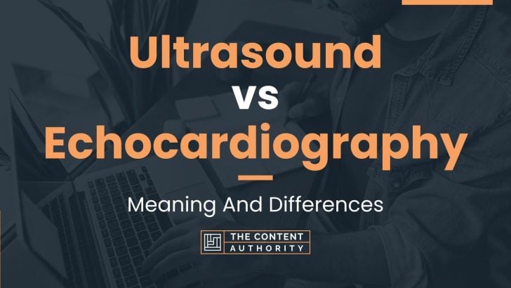 Ultrasound Vs Echocardiography Meaning And Differences