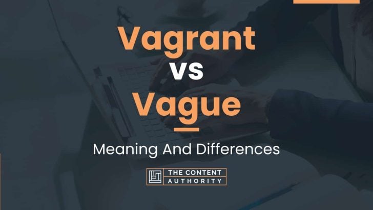 Vagrant vs Vague: Meaning And Differences