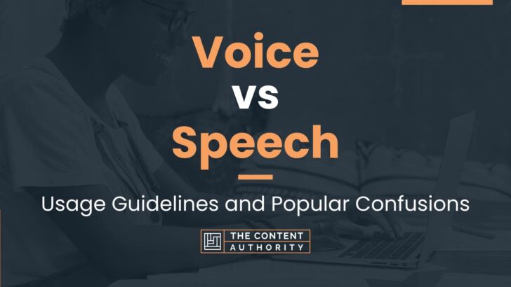 a talk vs speech