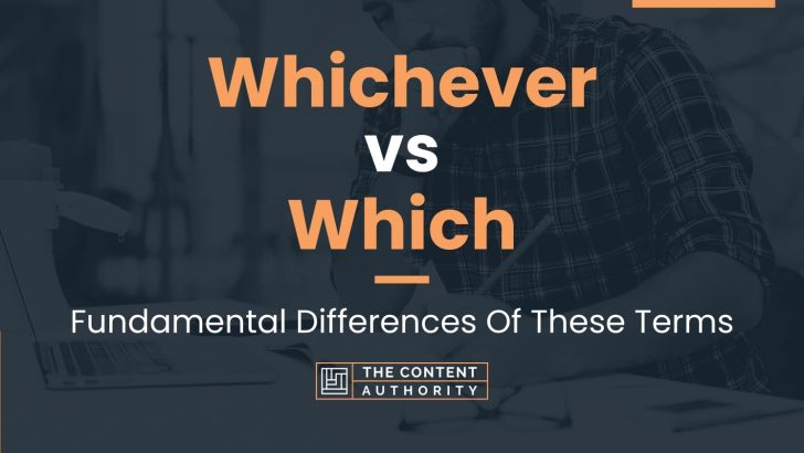 Whichever vs Which: Fundamental Differences Of These Terms