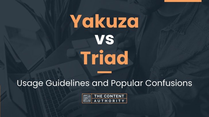 Yakuza Vs Triad Usage Guidelines And Popular Confusions