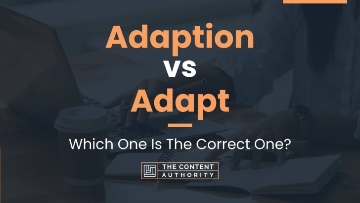 Adaption vs Adapt: Which One Is The Correct One?
