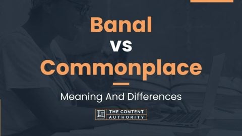 Banal vs Commonplace: Meaning And Differences