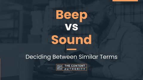 Beep vs Sound: Deciding Between Similar Terms