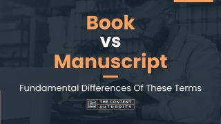 thesis vs manuscript