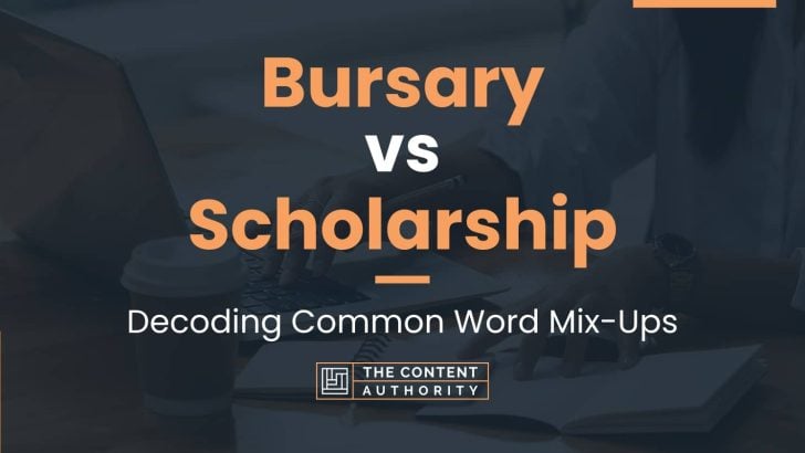 Bursary vs Scholarship: Decoding Common Word Mix-Ups
