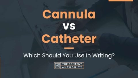 Cannula Vs Catheter: Which Should You Use In Writing?