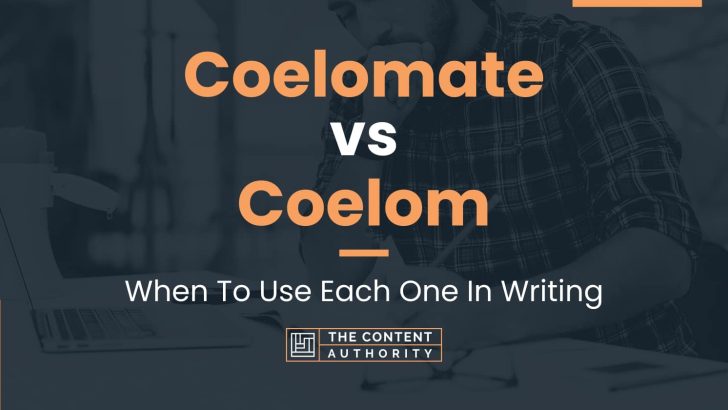 Coelomate vs Coelom: When To Use Each One In Writing