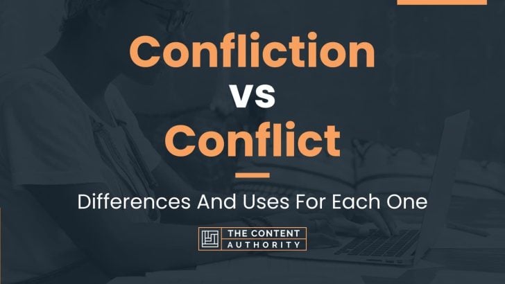 Confliction vs Conflict: Differences And Uses For Each One