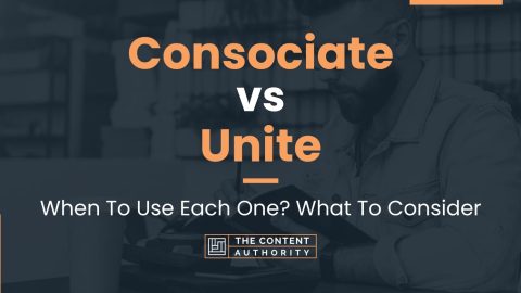 Consociate vs Unite: When To Use Each One? What To Consider