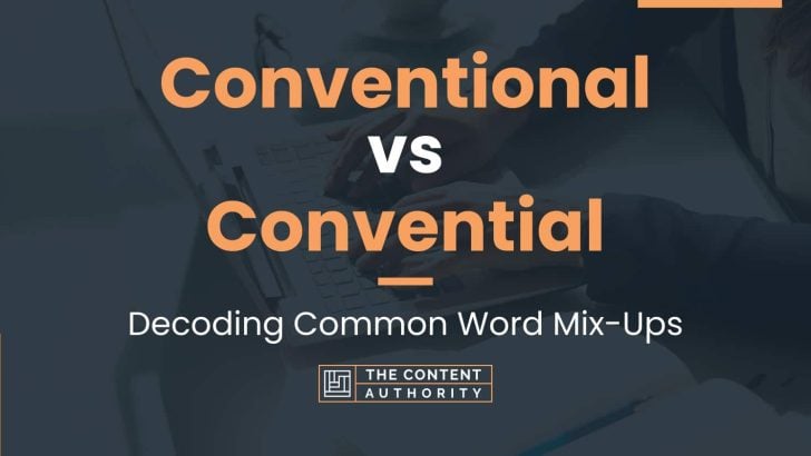 Conventional vs Convential: Decoding Common Word Mix-Ups