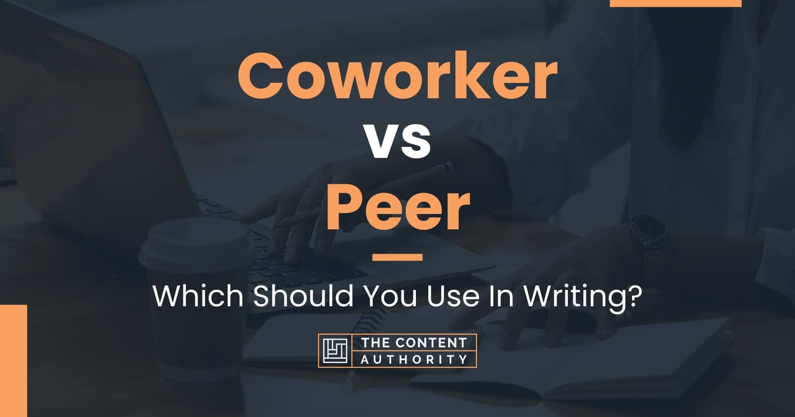 Peer vs. Colleague: Who's Who?