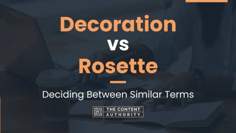 Decoration vs Rosette: Deciding Between Similar Terms