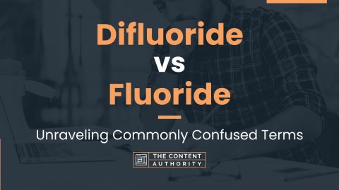 Difluoride vs Fluoride: Unraveling Commonly Confused Terms