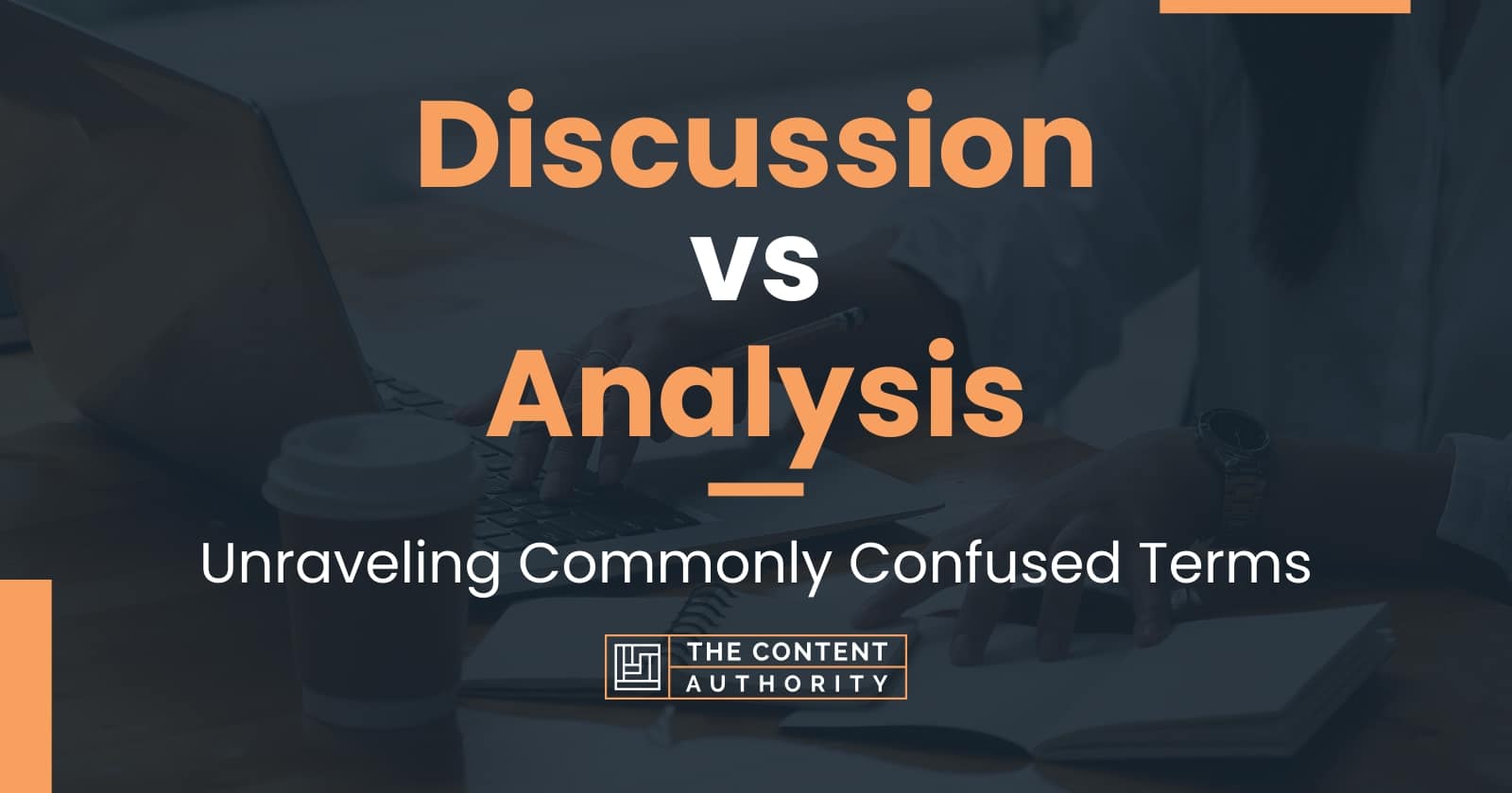 difference between analysis and discussion in dissertation