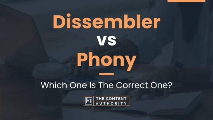 Dissembler vs Phony: Which One Is The Correct One?
