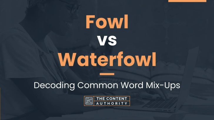 Fowl vs Waterfowl: Decoding Common Word Mix-Ups