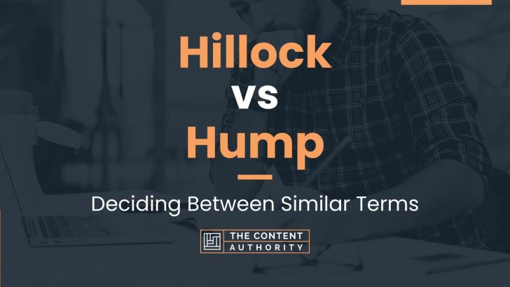 hillock-vs-hump-deciding-between-similar-terms