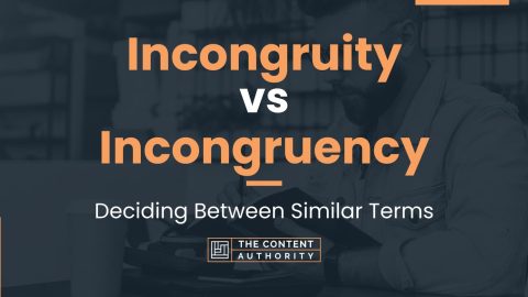 Incongruity vs Incongruency: Deciding Between Similar Terms