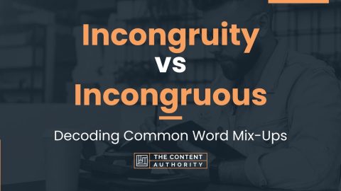 Incongruity vs Incongruous: Decoding Common Word Mix-Ups