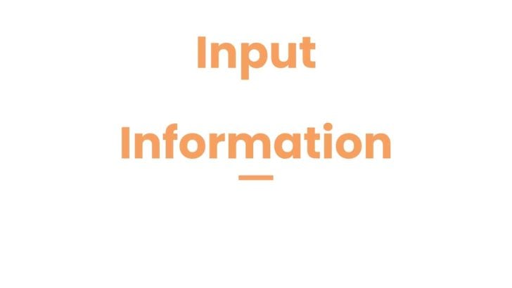 Input vs Information: When And How Can You Use Each One?