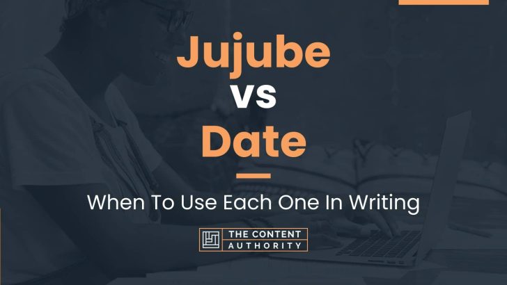 Jujube vs Date: When To Use Each One In Writing