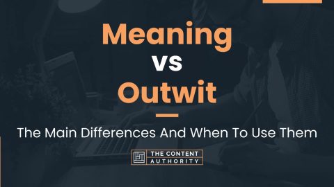 Meaning vs Outwit: The Main Differences And When To Use Them