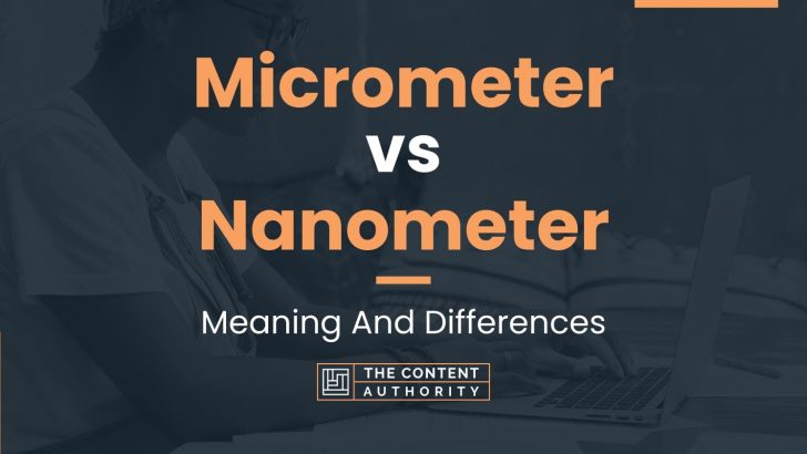 Micrometer vs Nanometer: Meaning And Differences