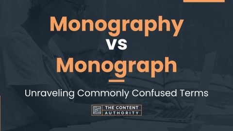 thesis vs monograph