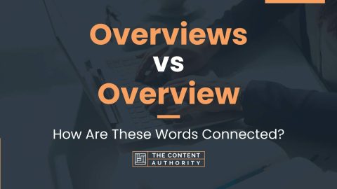 Overviews vs Overview: How Are These Words Connected?