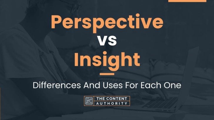 Perspective vs Insight: Differences And Uses For Each One