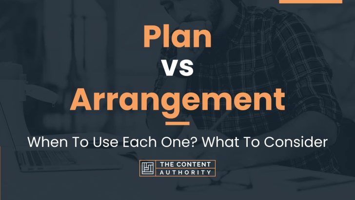 assignment plan vs agreement plan