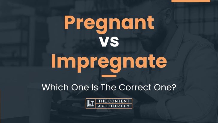 Pregnant Vs Impregnate Which One Is The Correct One