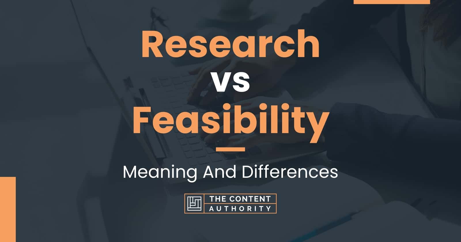 research vs feasibility study