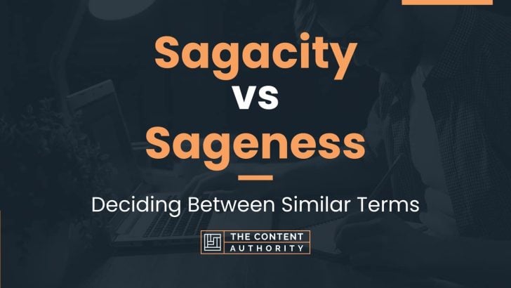 Sagacity vs Sageness: Deciding Between Similar Terms