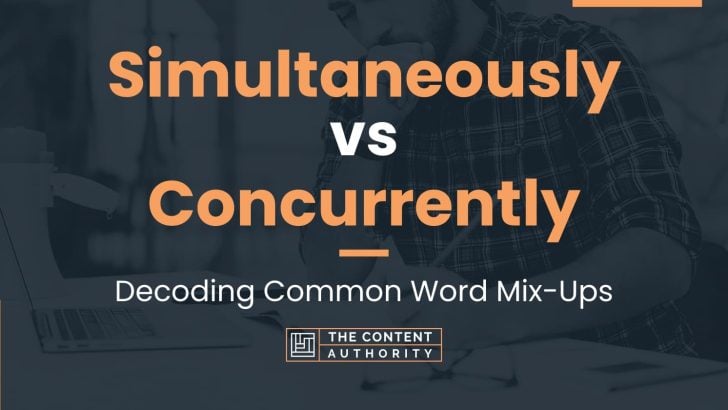 Simultaneously vs Concurrently: Decoding Common Word Mix-Ups
