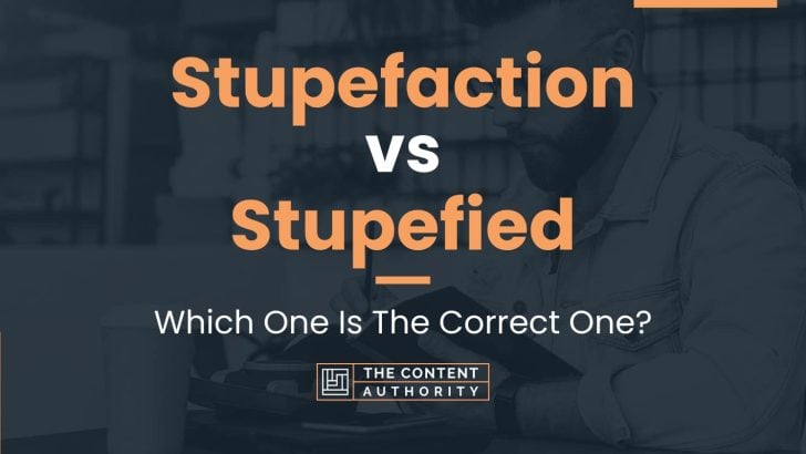 Stupefaction vs Stupefied: Which One Is The Correct One?