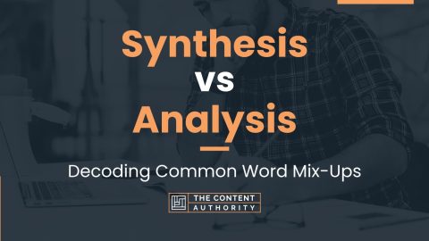 analysis vs synthesis in writing