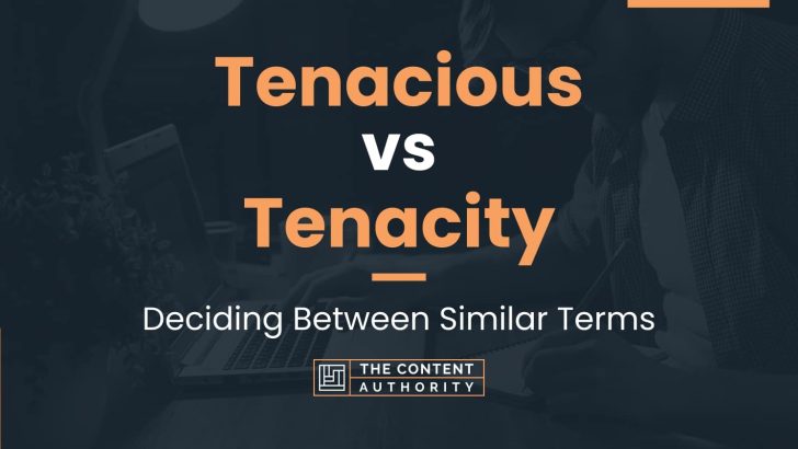 Tenacious vs Tenacity: Deciding Between Similar Terms