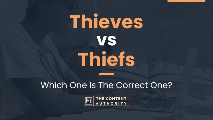 Thieves vs Thiefs: Which One Is The Correct One?