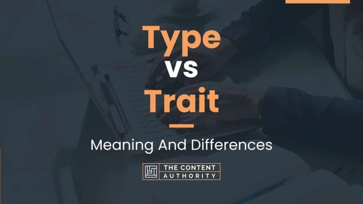 Type vs Trait: Meaning And Differences