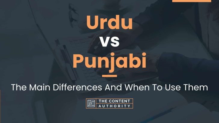 Urdu vs Punjabi: The Main Differences And When To Use Them