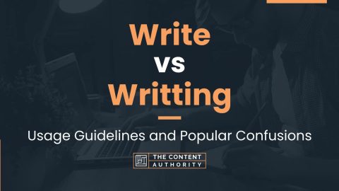 Write vs Writting: Usage Guidelines and Popular Confusions