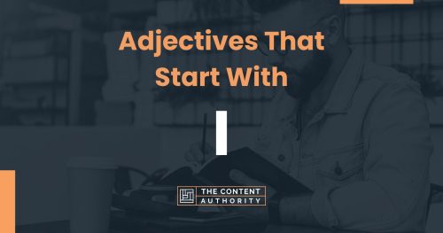 adjectives that start with I