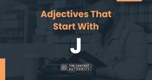adjectives that start with J