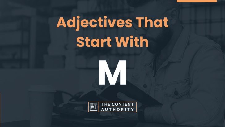 310+ Adjectives That Start With M (Many Categories)
