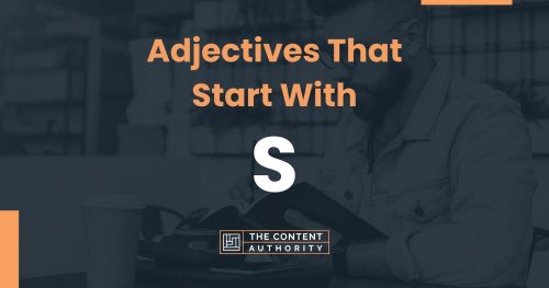 adjectives that start with S