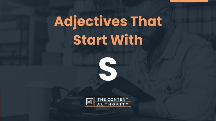 335+ Adjectives That Start With S (Many Categories)