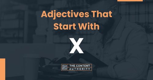 adjectives that start with X